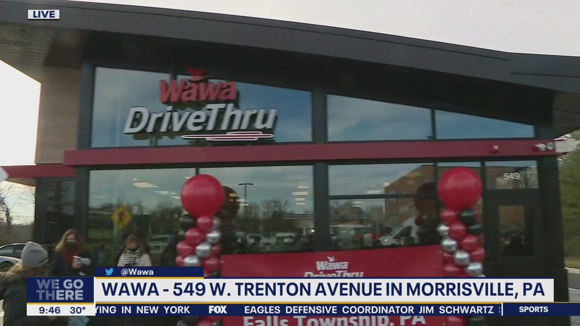 First drive-thru Wawa in PA opens in Bucks County
